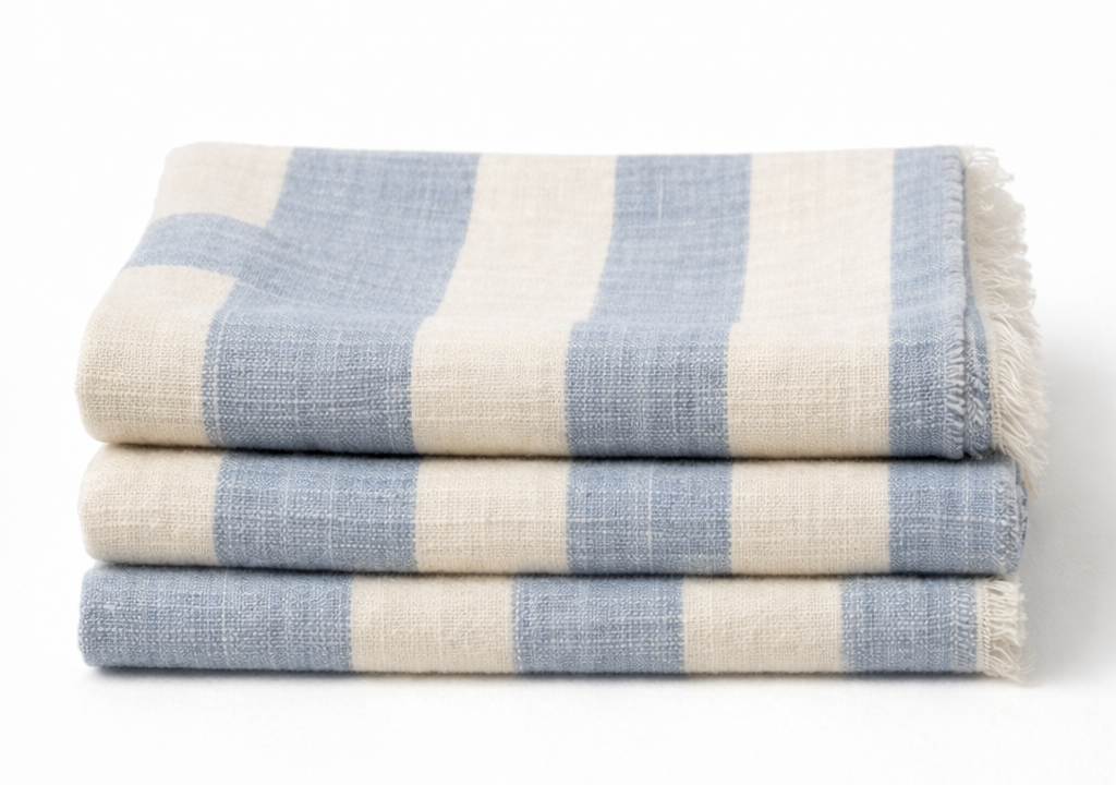 Grace — yarn-dyed linen scarf