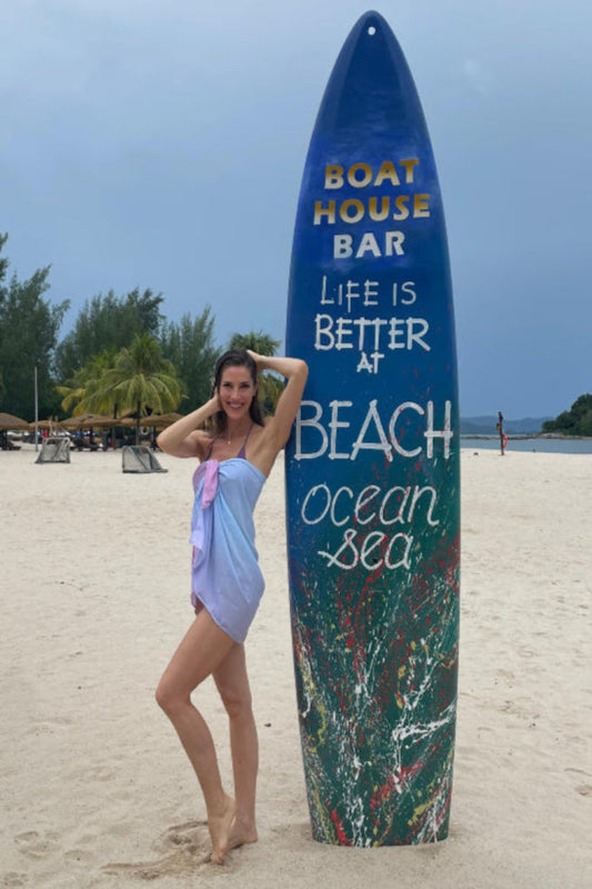 Colorful Vibes Beachwrap